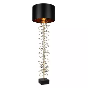 Торшер с черным абажуром Gravity