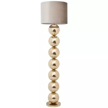Торшер с основанием в виде сфер Balance Floor Lamp Gold