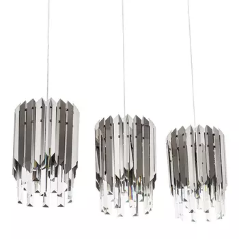 Тройной подвесной светильник Iroh Future Хром