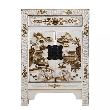 Тумба Chinese Painting Village White