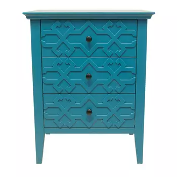 Тумба цвет бирюзовый Country Style