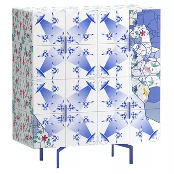 Тумба на синих ножках Venti Re Rblue