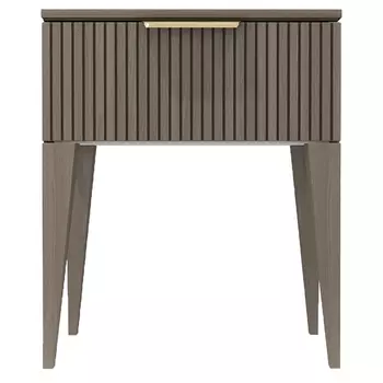 Тумба прикроватная коричневая с ящиком Harper Line