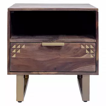 Тумбочка из массива дерева Шишам Indian Rosewood