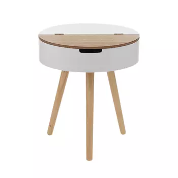Тумбочка Stockholm White & Beige Bamboo