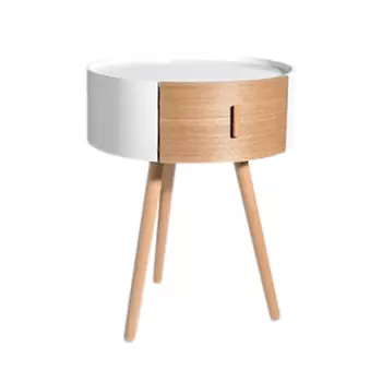 Тумбочка Stockholm White & Beige Сircle