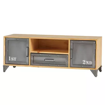 ТВ-тумба Loft Metal and Wood Double