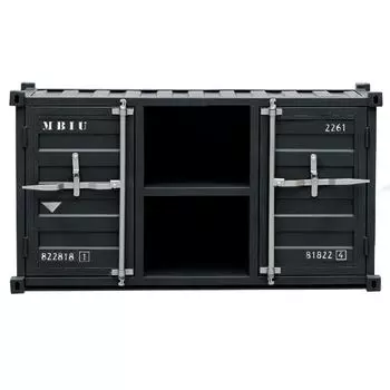 ТВ тумба Loft TV Sea container черный металл