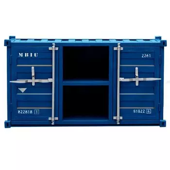 ТВ-тумба LOFT TV SEA CONTAINER синий металл