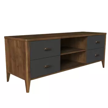 ТВ-тумба с 4 ящиками и полками Tasteful Furniture
