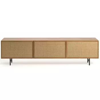 ТВ-тумба с декором из ротанга Pansy Rattan TV Stand