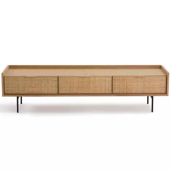 ТВ-тумба с плетеным декором Buckley Wicker TV Stand