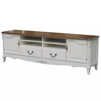 ТВ-тумба в стиле прованс из массива дерева Montmartre Wooden Provence TV Stand