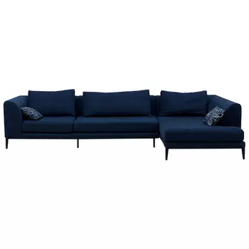 Угловой диван Ferguson Deep Blue Sofa