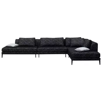 Угловой диван Ferguson Sofa Black