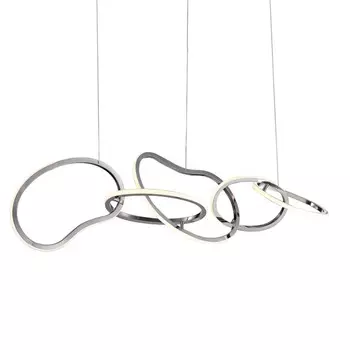 Unfolded Hanging RING Silver