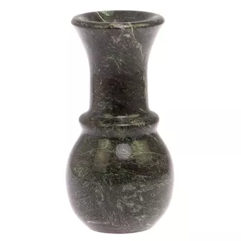 Ваза декоративная для цветов из камня змеевик Vase Serpentine
