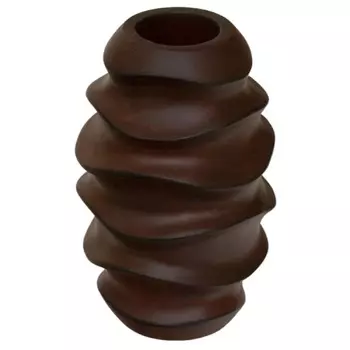 Ваза деревянная коричневая Vase of Thailand