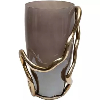 Ваза дизайнерская Anthony с золотом R