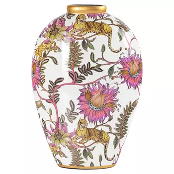 Ваза фарфоровая Leopard Collection