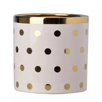 Ваза Gold & White Peas