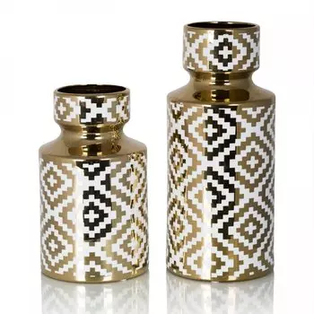 Ваза из керамики Gold Deco