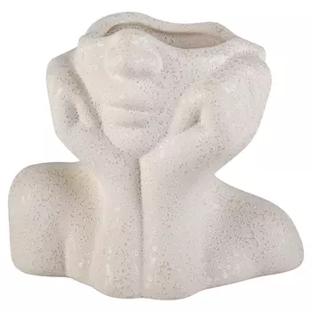 Ваза керамическая Face forever Shine