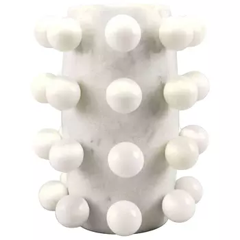 Ваза Molecule Vase White Marble Spheres