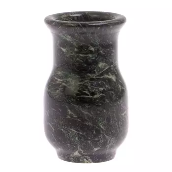 Ваза настольная для цветов из камня змеевик Vase Serpentine