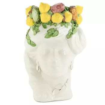 Ваза No Face Head Vase Lady Mix Natural Big
