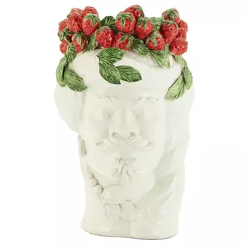 Ваза No Face Head Vase Man Strawberry