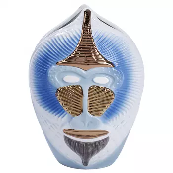Ваза Primates Mandrillus blue