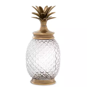 Ваза с крышкой Eichholtz Jar Hayworth brass