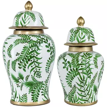 Ваза с крышкой Green Plant Vase