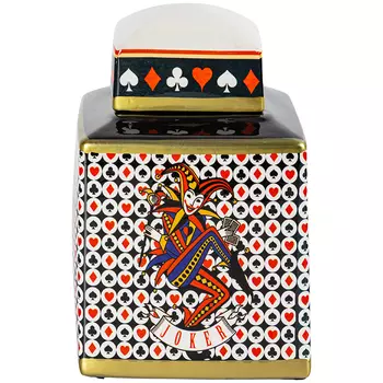 Ваза с крышкой Joker Poker Collection Vase