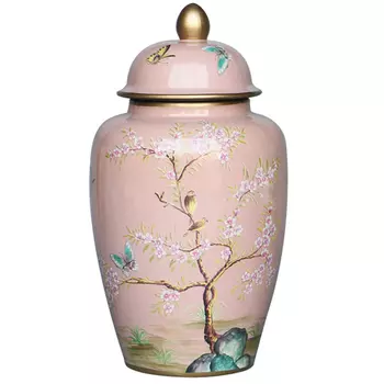 Ваза с крышкой Pink Tree Garden Vase