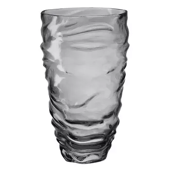 Ваза стеклянная фактурная Crumpled Vase 25,3 см