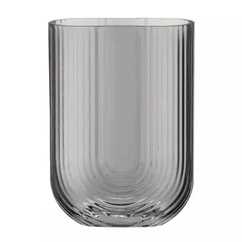 Ваза стеклянная серая Transparent Gray Vase