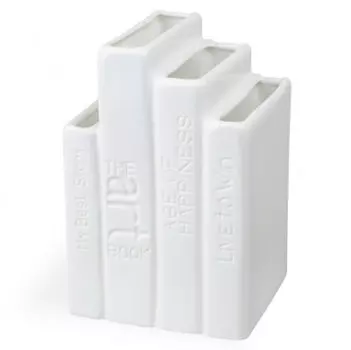 Ваза Стопка книг 4 отверстие