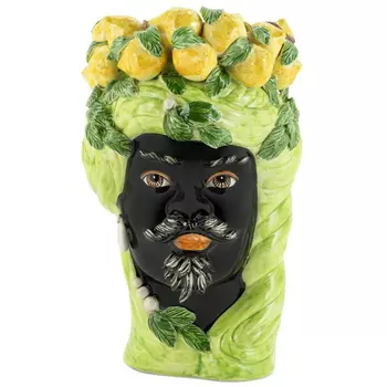 Ваза Vase Lemon Head Man Lime