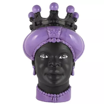 Ваза VASE MORO LADY CROWN DARK purple