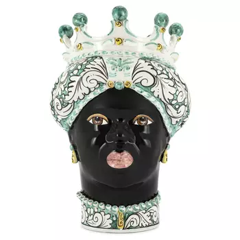 Ваза VASE MORO LADY CROWN turquoise