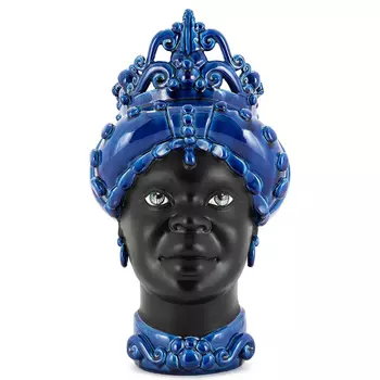 Ваза VASE MORO LADY MED. MAT Blue