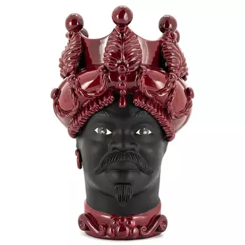 Ваза Vase Moro Man Baroque Burgundy