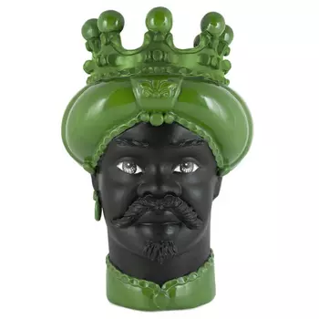 Ваза Vase Moro Man Crown Dark Green
