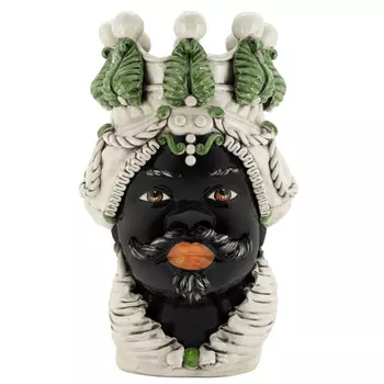 Ваза Vase Moro Man Dark Green Big