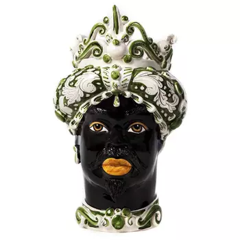 Ваза VASE MORO MAN MEDIUM green