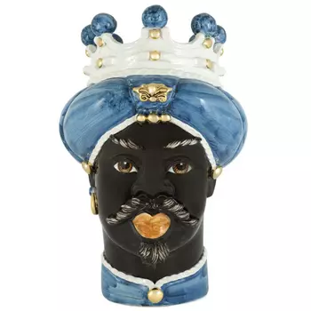 Ваза Vase Moro Man Medium New Blue