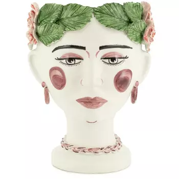 Ваза Vase Selva Natural White Red