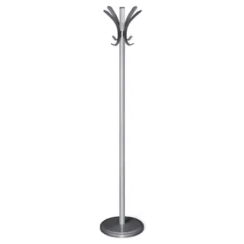 Вешалка серого цвета с 4-мя крючками из пластика Curves Hangers
